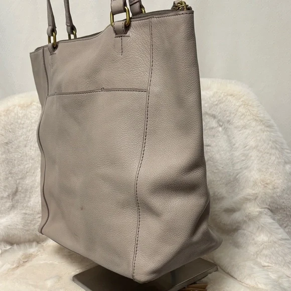 Fossil Tara Leather Shopper Tote Bag - Picture 4 of 14